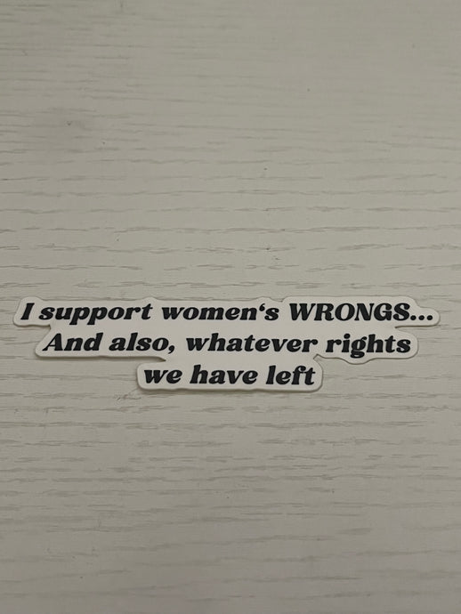 Support women sticker
